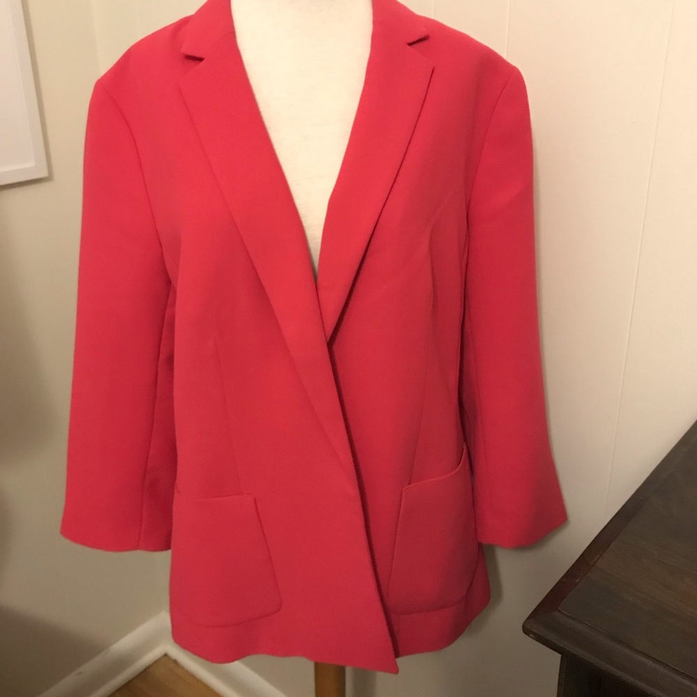 Talbots Pink 16 Work blazer jacket women’s xxl